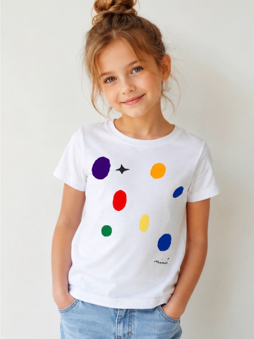 Joan Miró Kids Art Print Tee 7-8Y Organic Cotton